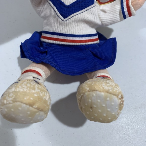 Vtg TY Dear Debbie Teenie Beanie Boppers Collection Cheerleader - Picture 5 of 9